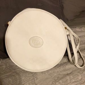 white Gucci crossbody w/ orig bag and receipt